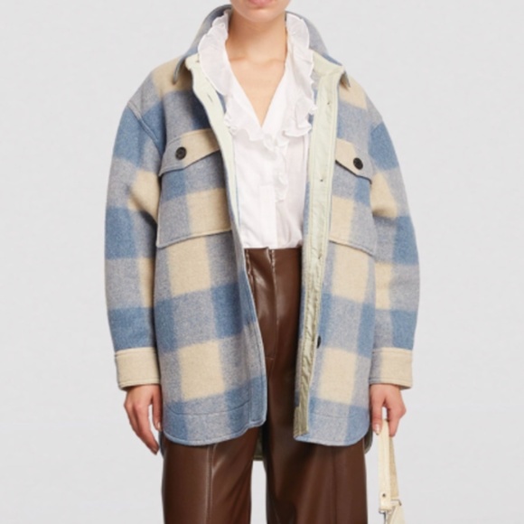 Isabel Marant Étoile Harveli Jacket in Blue [Great Condition, FR 40] - Picture 1 of 8